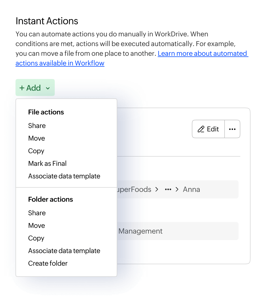 Dashboard showing real-time workflow notifications and file change monitoring