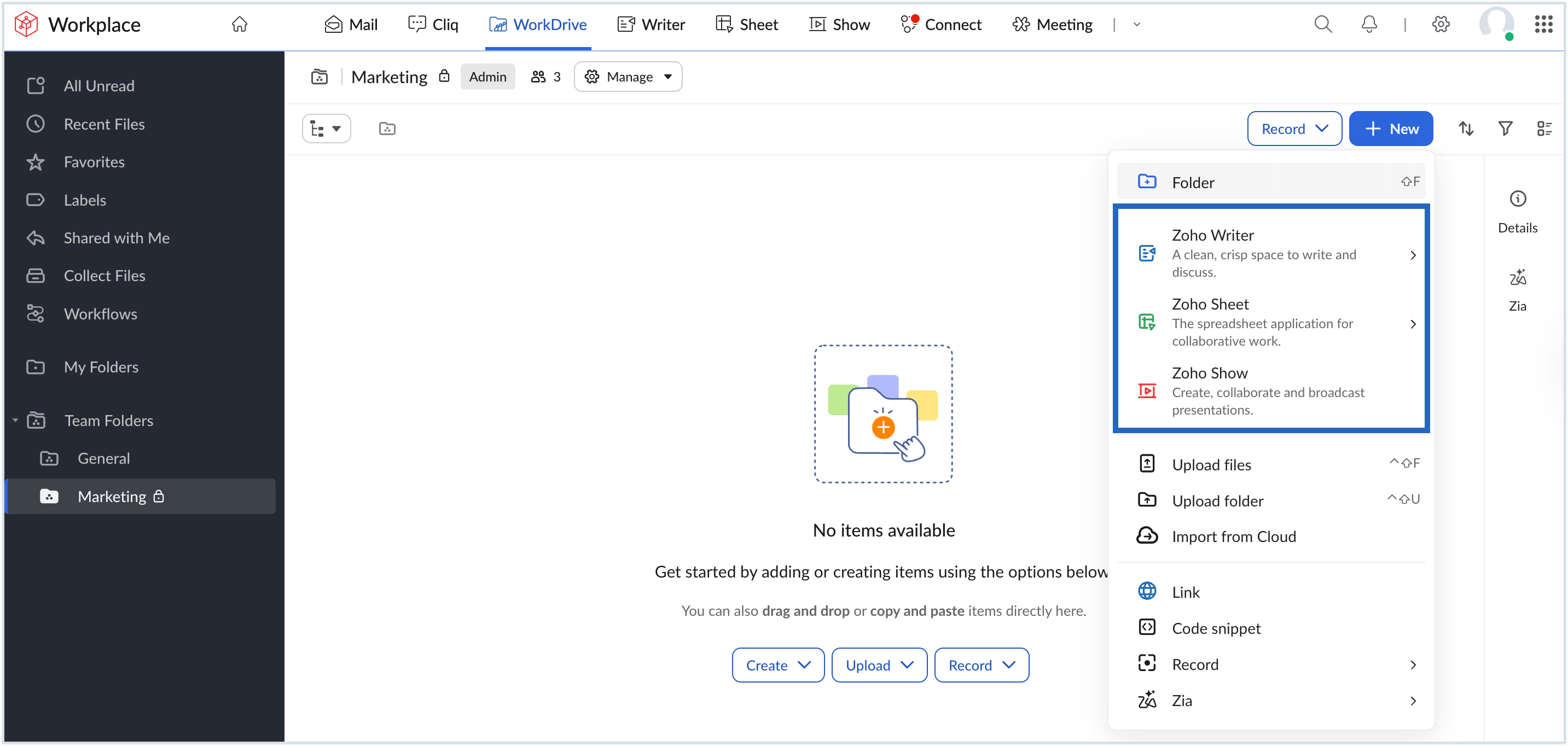 Screenshot to choose office suite Screenshot to choose office suite