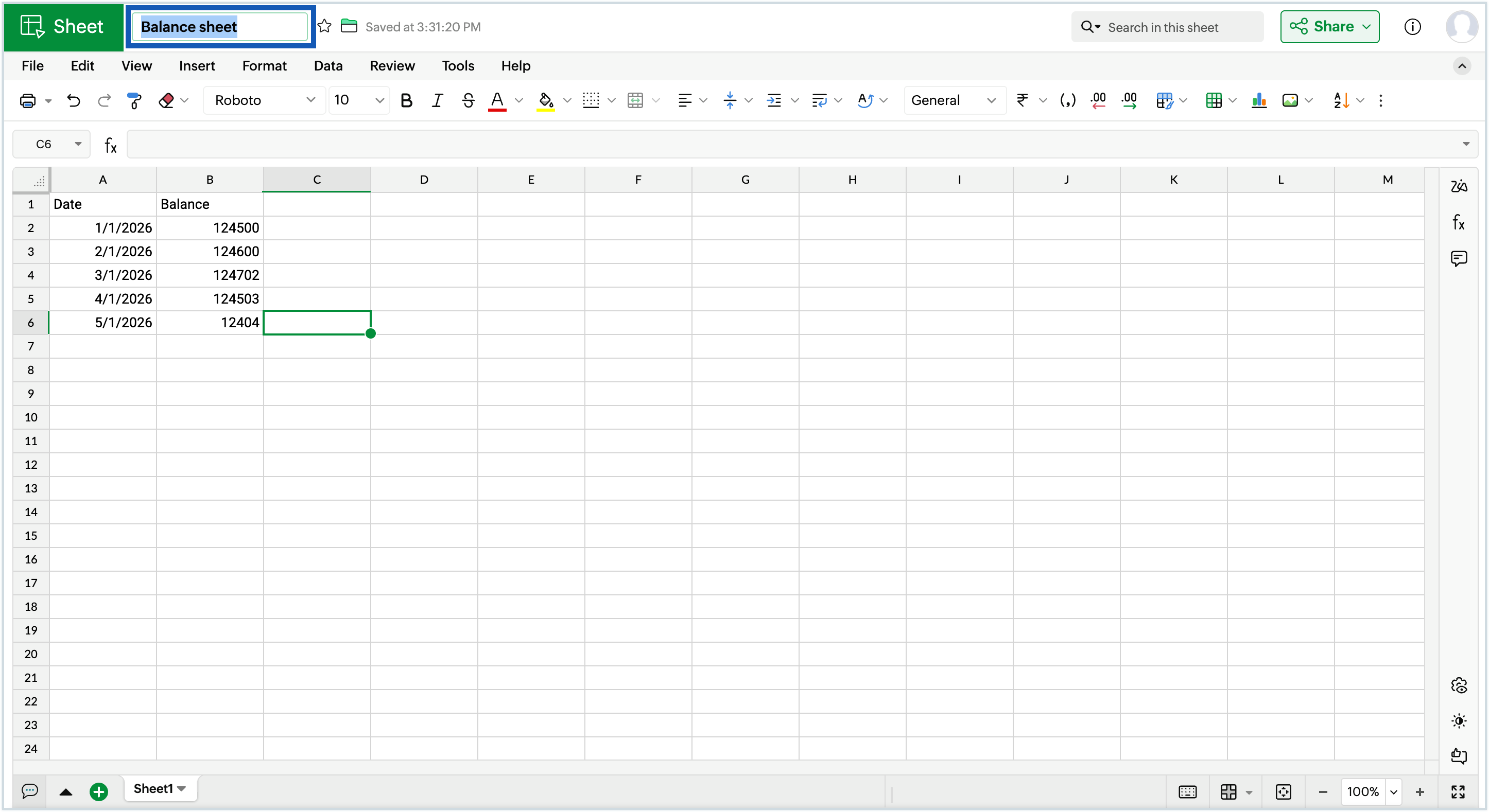 Screenshot of adding the sheet's name Screenshot of adding the sheet's name