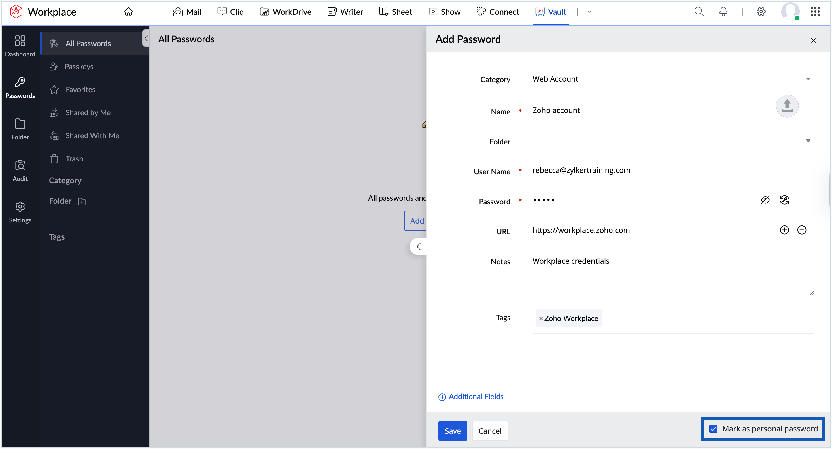 Screenshot to make it a personal password Screenshot to make it a personal password