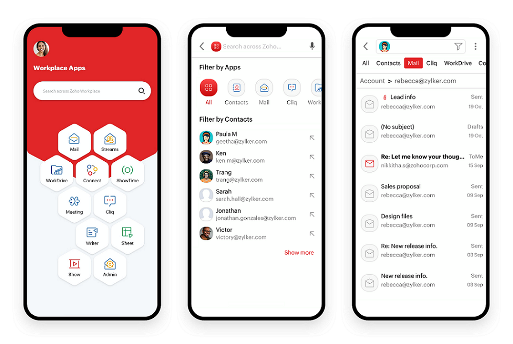 One integrated mobile app with advanced search