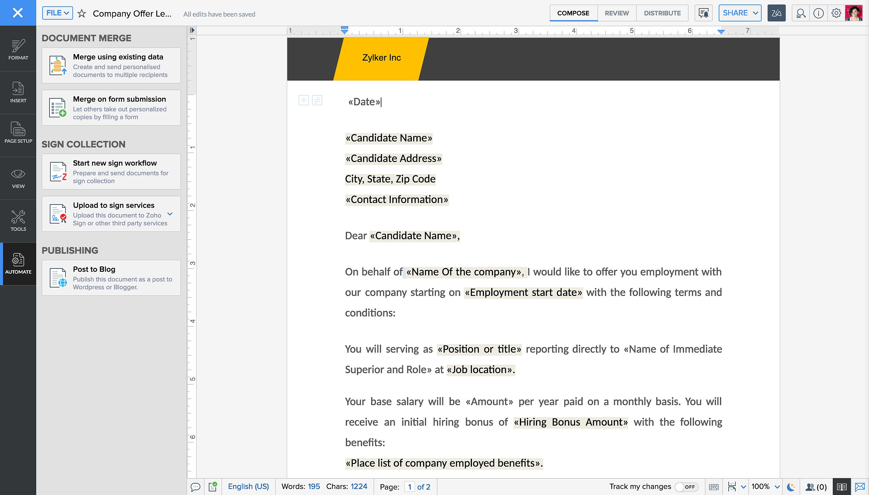 Document Automation