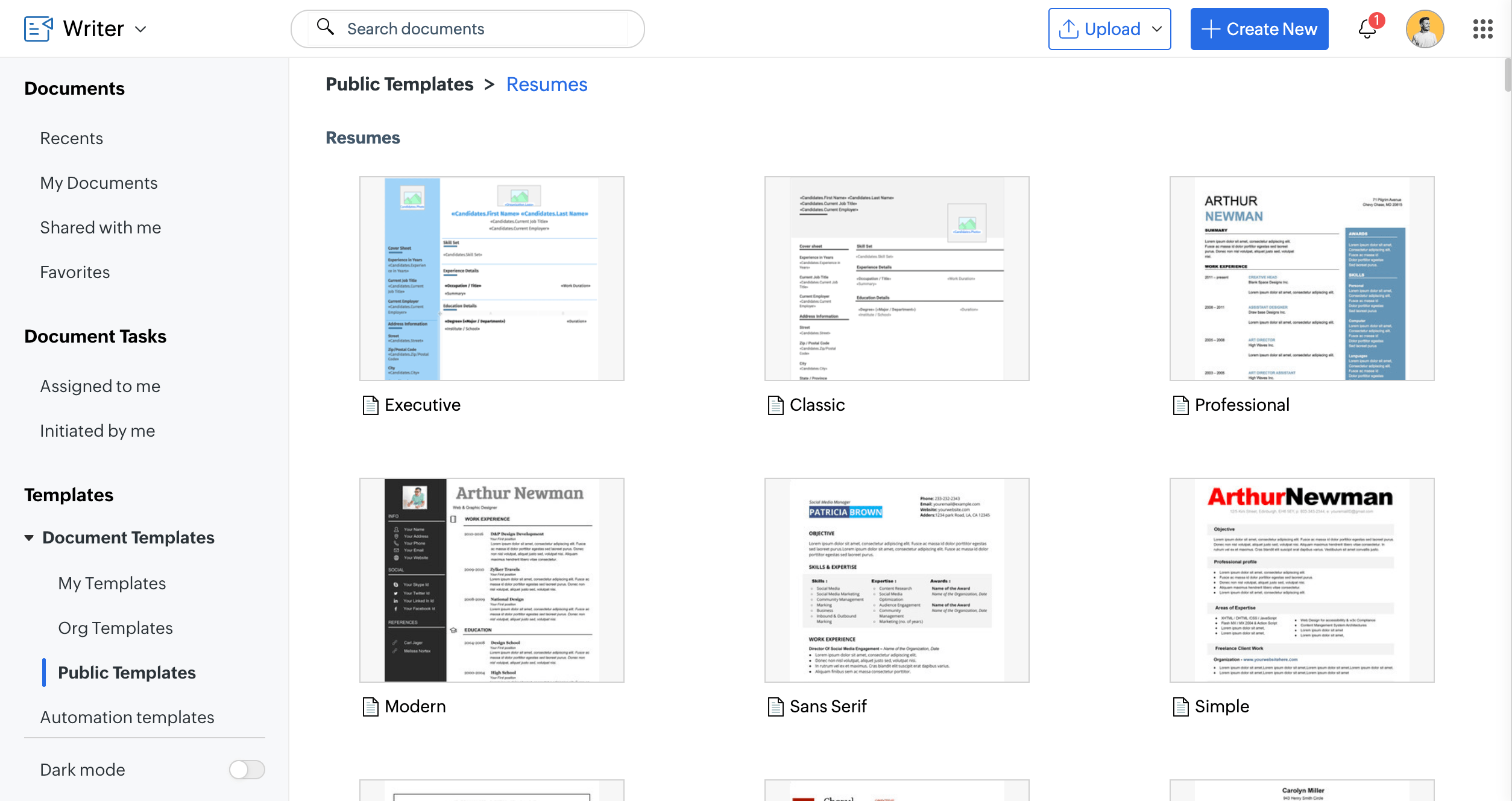 More templates, more Fonts, more fun!