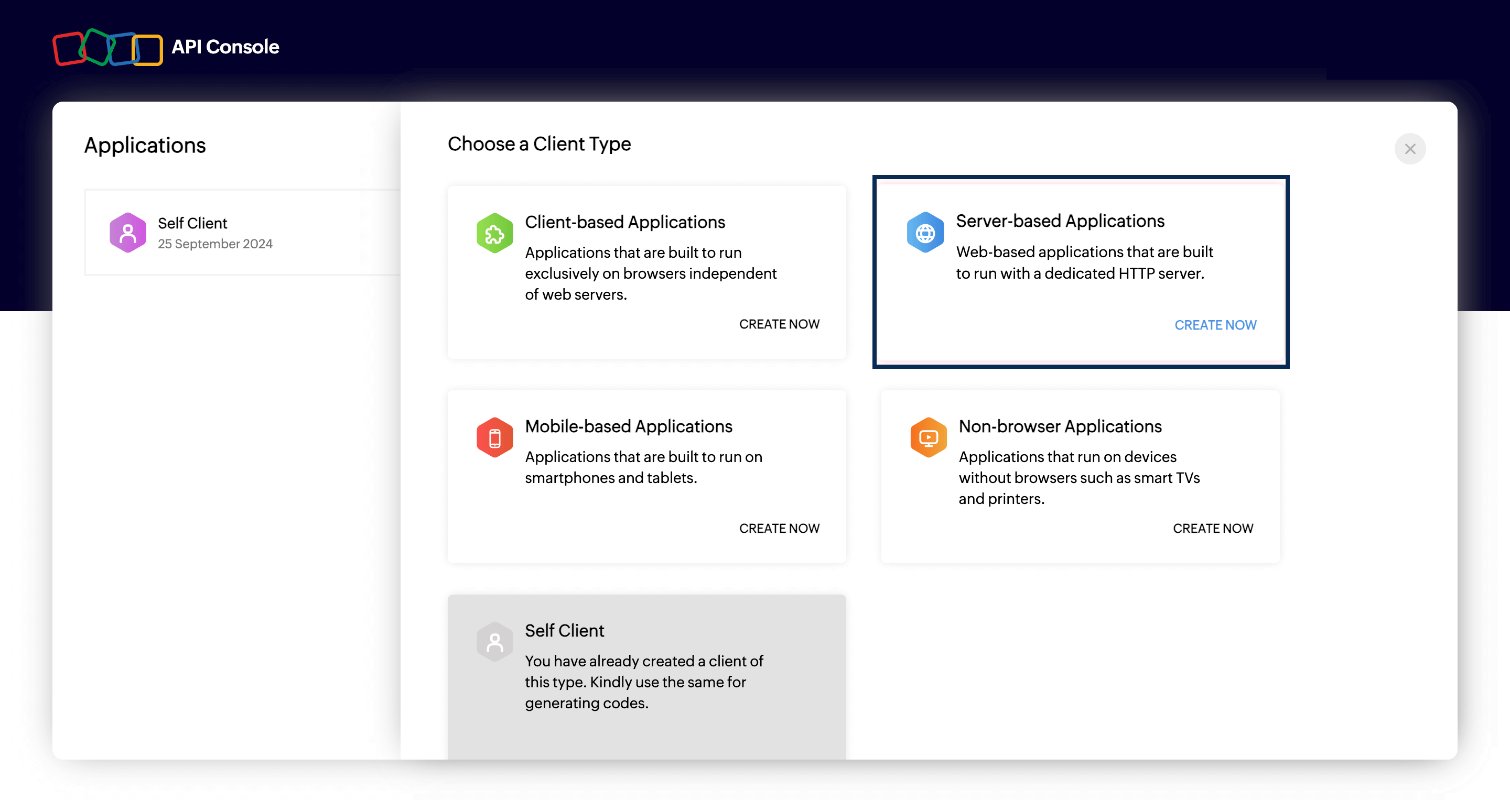 choose server based application