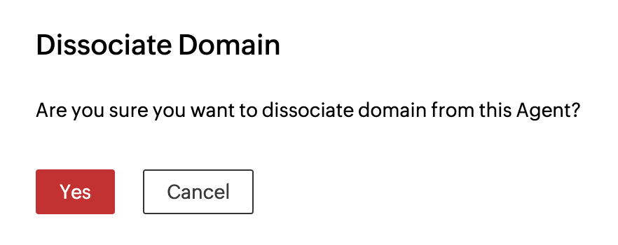 Confirm deletion Confirm deletion