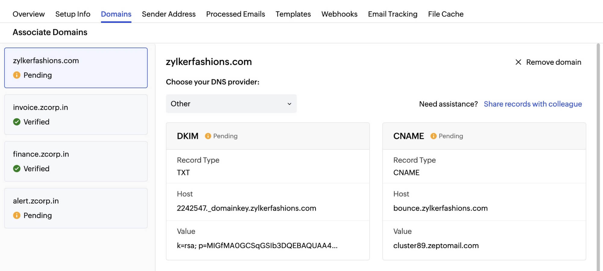 Domains