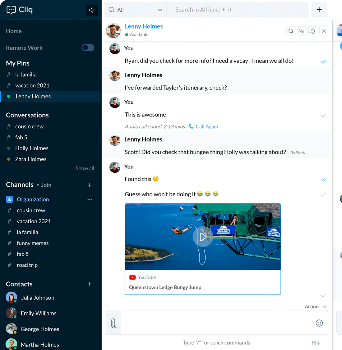 Stay connected from anywhere